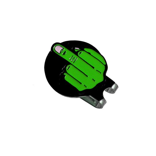 Andoji Golf Gift Magnetic Golf Ball Marker Sets with Hat Clip – Funny Golf Accessories – Unique Golf Ball Marker – Perfect Golf Gifts for Men – Ideal Gifts for Golf Lovers – Middle Finger