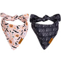 Remy+Roo Spooky Halloween Dog Bandanas X-Large - 2 Pack, Adjustable & Durable