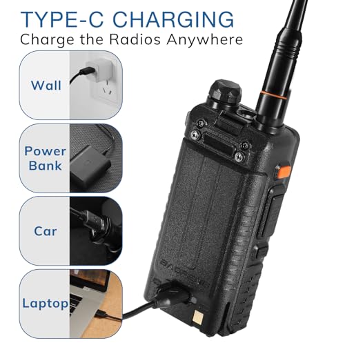 BAOFENG UV-5RM Plus 10W Ham Radio Dual Band Long Range Set with Cases & Speakers