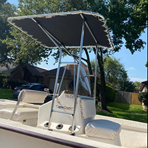 TeBaisea 82x58 Inch Dark Blue Marine Boat Shade Cover - Waterproof UV Protection