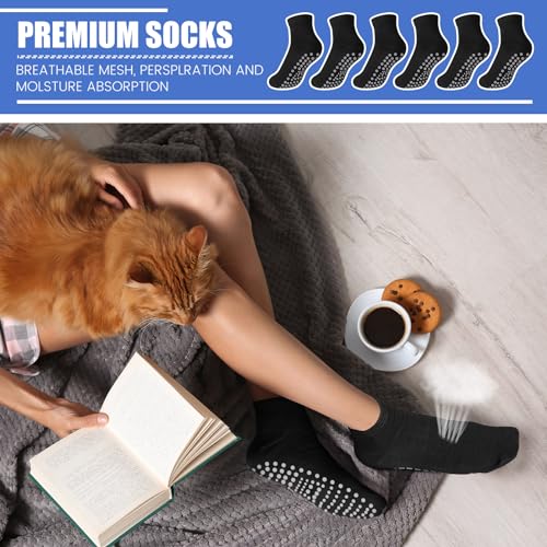 Liitrsh 100 Pairs Non Slip Yoga Socks with Grips for Men Women Pilates Barre