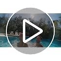 Outdoor/Indoor Pool Basketball Hoop - 4.5 Ft Waterproof Patio Sport Set