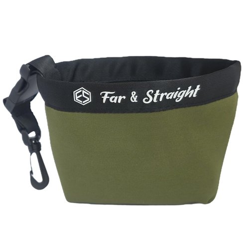 Portable Golf Club & Ball Cleaning Pouch, Waterproof Liner, Groove Cleaner, Easy Clip-On, Machine Washable, Durable Design (Olive Green)