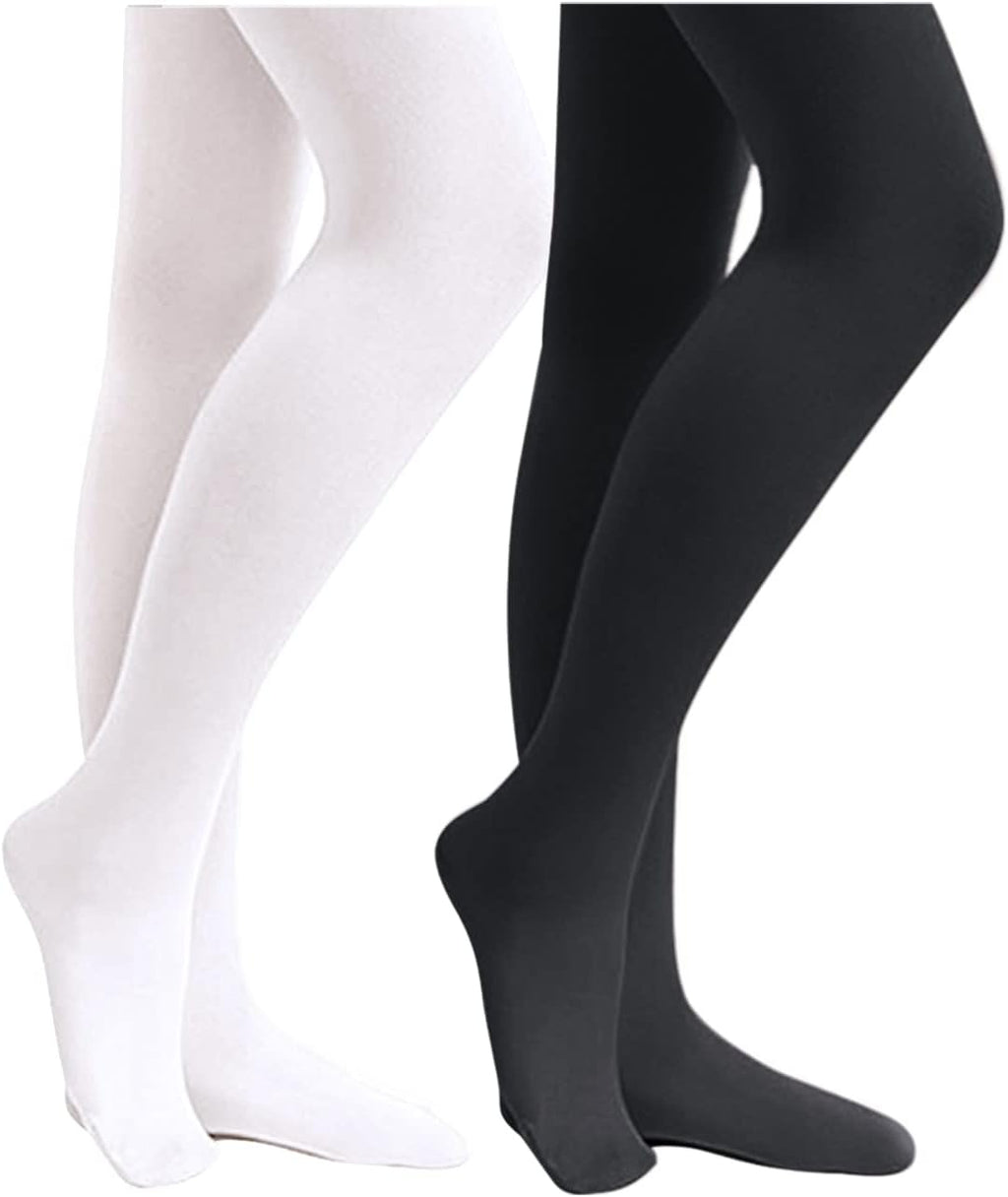 Stelle Ultra Soft Pro Dance Tights - Ballet Footed for Girls | Toddler to Big Kid Sizes