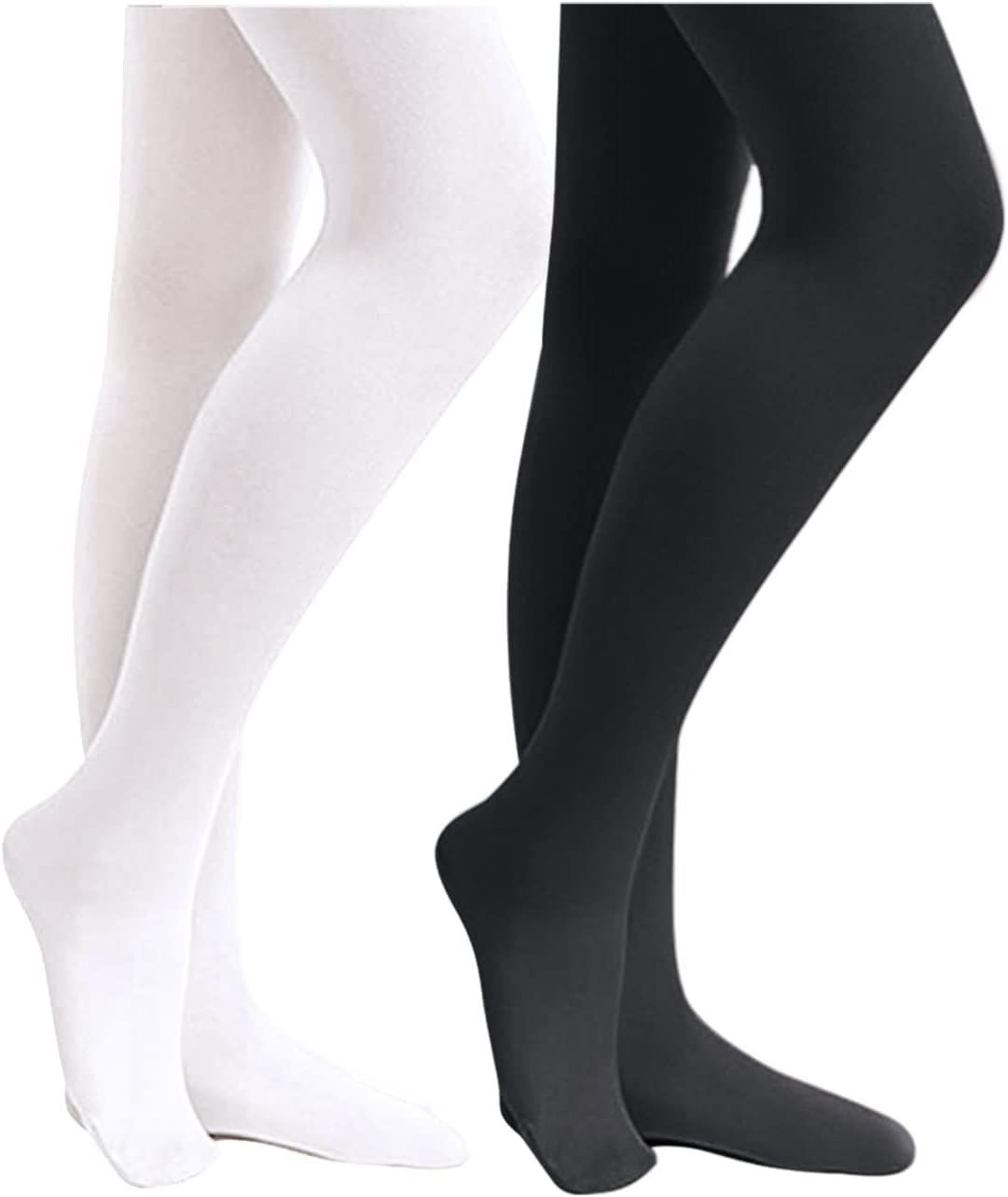 Stelle Ultra Soft Pro Dance Tights - Ballet Footed for Girls | Toddler to Big Kid Sizes