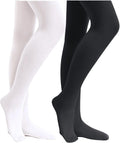 Stelle Girls' Ultra Soft Dance Tights - Comfortable Footed Design for Toddlers to Big Kids
