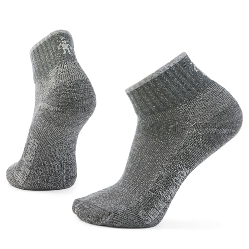 Unisex Hiking Socks Light Cushion Classic Edition - Medium Gray, Large Size