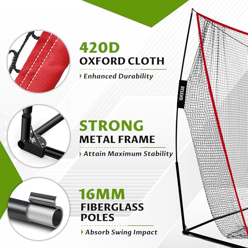 Golf Practice Net 10x7ft Heavy Duty Backyard Chipping & Driving Net with Bag - Variation of THIS listing