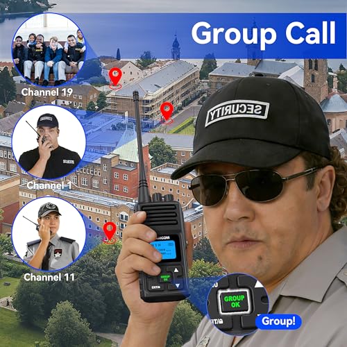SAMCOM FPCN30A 5W Professional Long-Range Walkie Talkies Bulk Pack for Schools & Industry