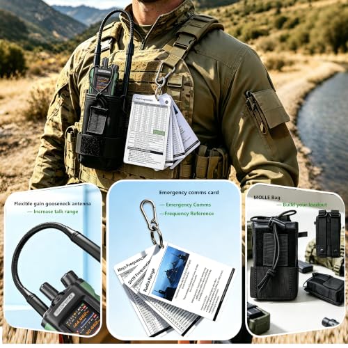 High Power 10W Two-Way Radio with GPS APRS NOAA Weather Emergency Kit
