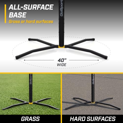 8.5 ft Steel Football Goal Post for Backyard & All-Surface Use