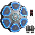 Black Music Boxing Machine for Kids & Adults with Gloves - Interactive Fitness & Training