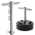 T-Bell Adjustable Kettlebell. Rustproof with Durable Rotating Handle. Fitness Accessory for Body Shaping, Core Leg, Back and Buttocks Strength. 225 lb. Capacity. 15.25” H x 10” W x 2” Diameter