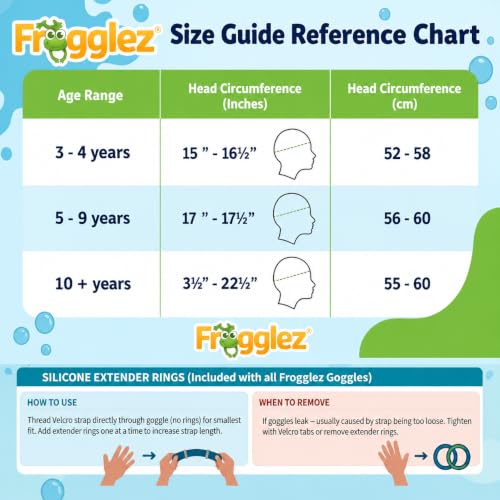 Kids Anti-Fog Swimming Goggles with Comfort Strap - Ages 3-10