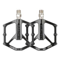 Mountain Bike Pedals, Large Size Aluminum Alloy Body with Boron Steel Spindle, Equipped with DU Bearings, Ideal for Road Mountain BMX MTB Bike