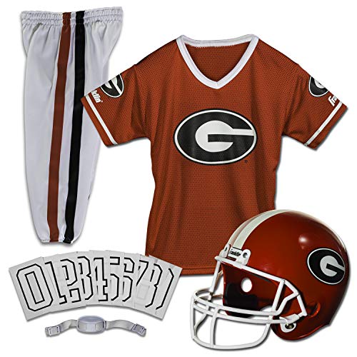 Georgia Bulldogs Kids Football Uniform Set - Small, Jersey Helmet Pants