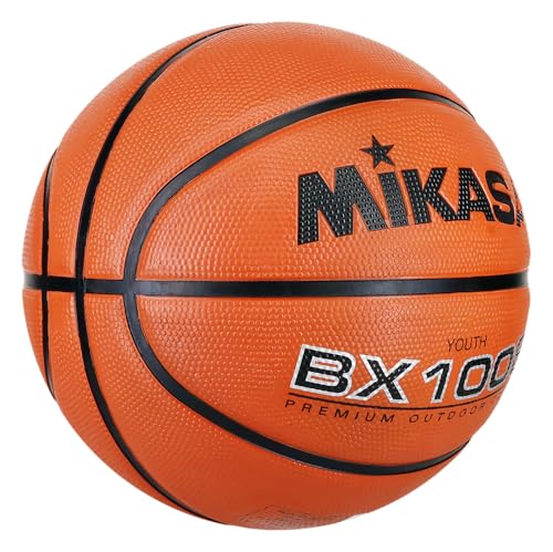 Youth Basketball - Orange, Official Size, Indoor Use, Mikasa BX1008 - Youth 27