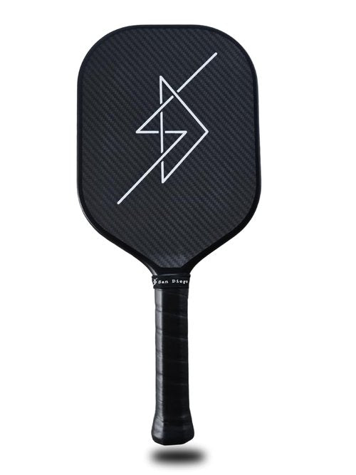 Spitfire Carbon Pickleball Paddle by San Deigo Paddles - Edgeless Carbon Fiber - Engineered in San Deigo