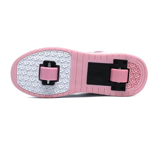 Rolling Skate Shoes for Boys Girls Roller Sneaker with Wheels Fashion Footwear Skate Wheeled Shoe for Kids Christmas Birthday Children Show Gift