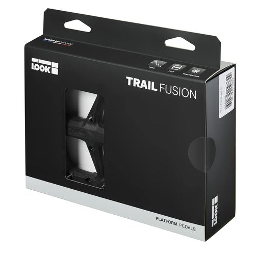 LOOK Cycle – Trail Fusion – MTB Bike Pedals – Flat Pedals – Black