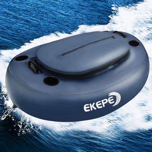 Inflatable Kayak Cooler with Cup Holders 40 QT Floating River Cooler