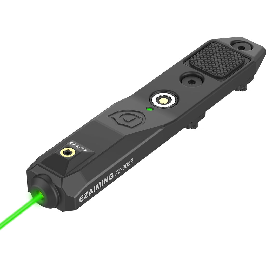 EZAIMING Low Profile Green Rifle Laser Sight for Mlok Rail