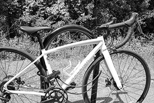Heavy-Duty Bicycle U-Lock with 4ft Cable - Hardened Steel Security Lock