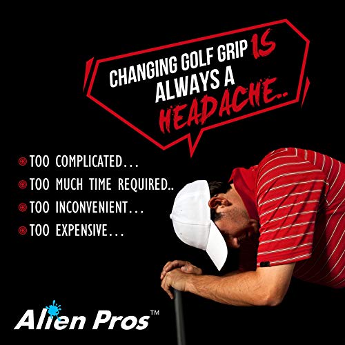 Alien Pros Golf Grip Wrapping Tape 16-Pack Blue Waves Regrip Solution