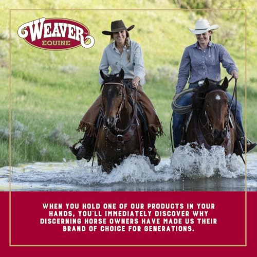 Weaver Leather 28-Inch Felt Lined Equine Cinch - Black, Smart Buckle Western Girth