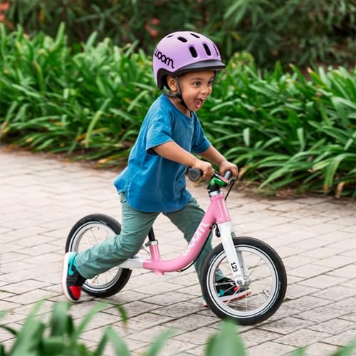 wOom Go 1+ 12-Inch Balance Bike for Toddlers, Red, Lightweight & Adjustable
