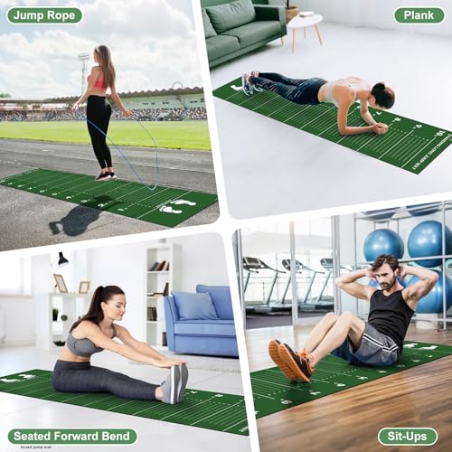 Indoor Long Jump Measurement Mat for PE & Track Training - 12 ft