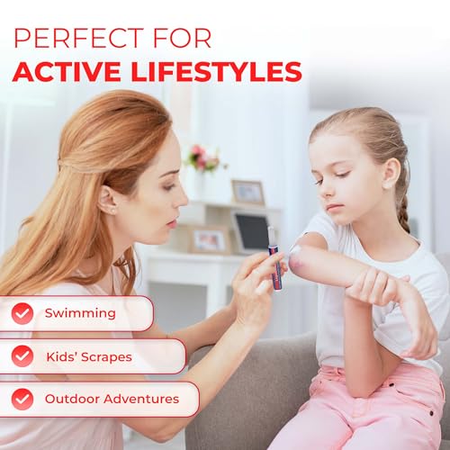 Liquid Bandage for Skin 20 Count Waterproof Wound Closure Flexible Skin Glue