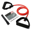 Resistance Bands with Handles - Red 10-20lb Strength, Portable Exercise Set