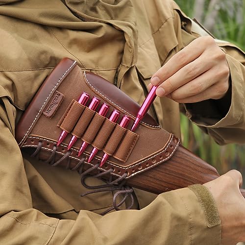 Recoil Reducing Canvas Leather Stock Extension Cover for Rifle