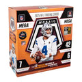 2025 Panini Mosaic Football Trading Cards Mega Box - 42 Card Set with Rares & Inserts