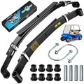 Golf Cart Rear Suspension Kit for Club Car DS 1981 and Up - Heavy-Duty 3-Leaf Springs