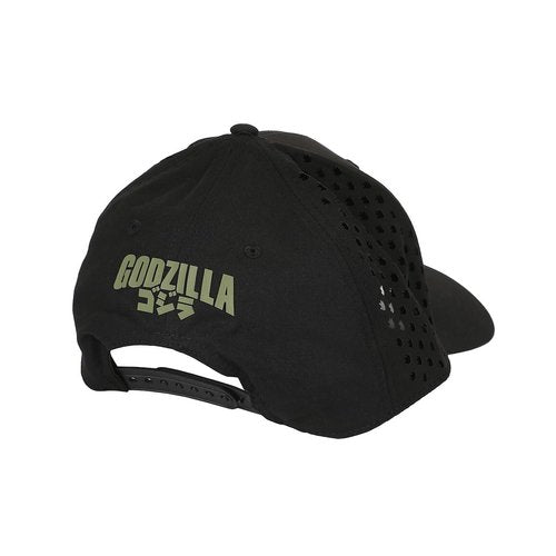 Bioworld Godzilla Rubber Badge Adult Structured Baseball Cap with Mesh Panels