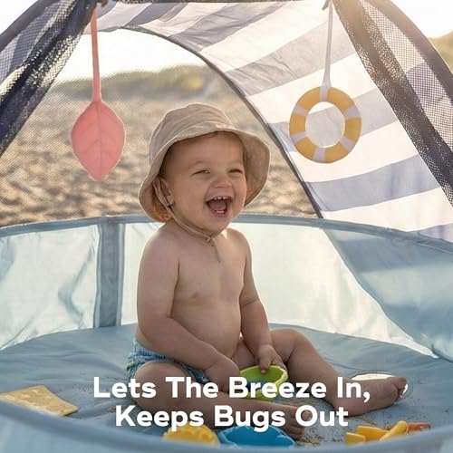 Baby Beach Tent & Paddling Pool Marine UPF 50+ - 2-in-1 Baby Sun Shelter