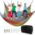 Climbing Cargo Net 14.7ft x 9.8ft Multicolored for Treehouse & Playground