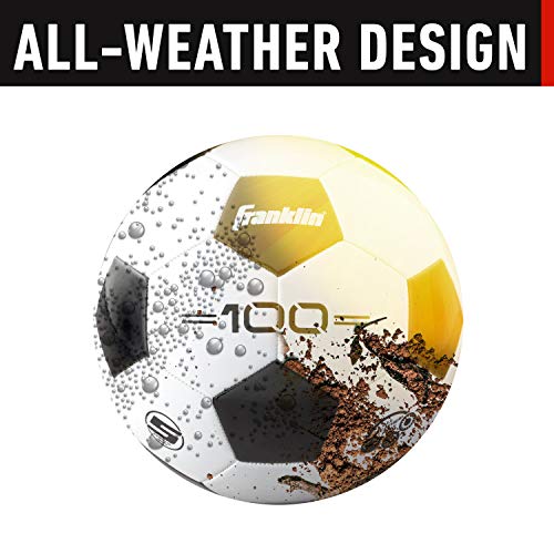 Franklin Sports F-100 Soccer Ball Size 5 Set with Pump & 12 Deflated Balls