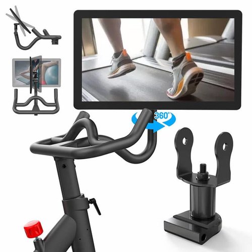 DKUWBJAS Accessories Screen Swivel MountScreen Rotate Monitor Adjuster for Peloton Fan for Bikes 360 ° Motion Rotating Adapter, Monitor Screen Accessory(Not Compatible with Bike+)