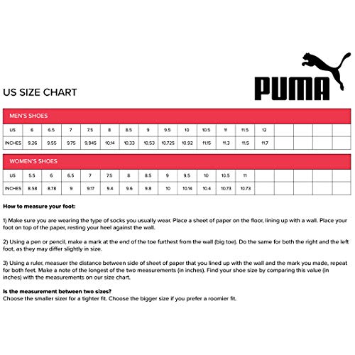 PUMA Mens Future 8 Match Indoor Soccer Cleats - White-Black-Red Variation 13