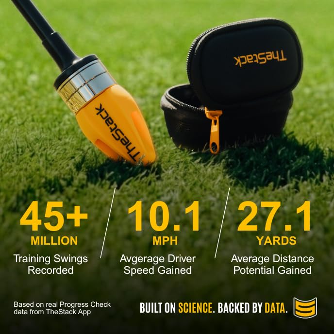 Golf Swing Speed Trainer with Adjustable Weights for Distance Gains