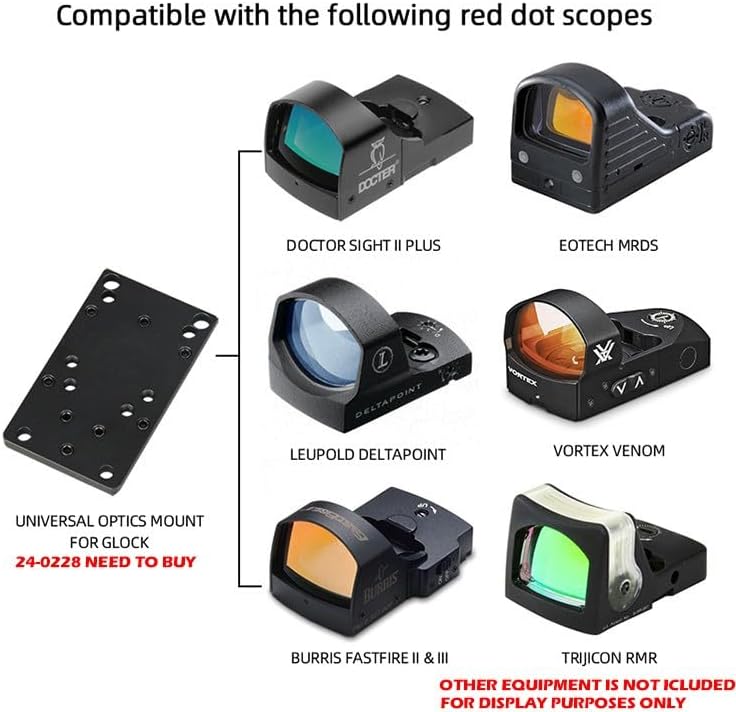 YSS Red Dot Sight - Shake Awake Optic for Pistols, Rifles & Shotguns | 3MOA, 8 Brightness Levels