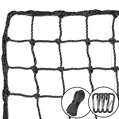 10x40 FT Heavy Duty Baseball Softball Backstop Nets for Sports Practice & Safety