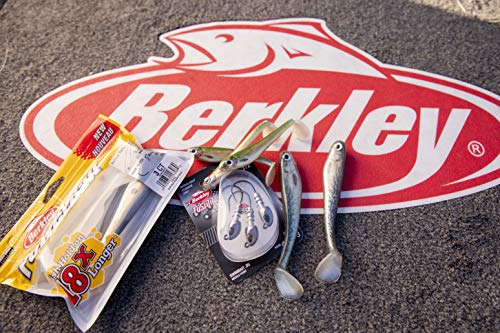 Berkley PowerBait Hollow Belly Fishing Swimbait - Bone Shad 4 Inch - 4 Pack