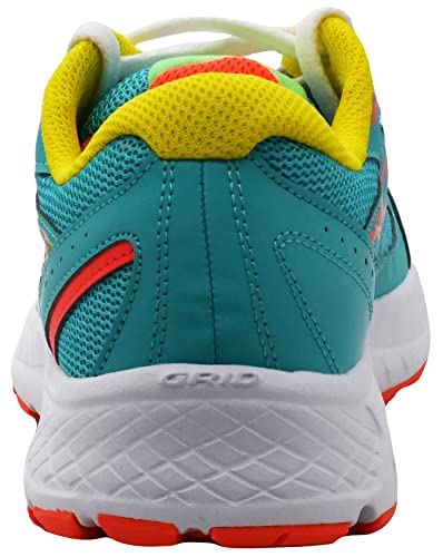 Saucony Women's Cohesion 13 Running Shoe - Teal/Slime, Size 8.5