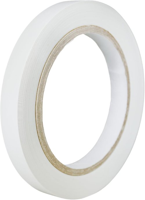 GGR Supplies T.R.U. CVT-536 White Vinyl Dance Floor Tape - 1/2" Wide x 36 Yards | Multiple Colors Available