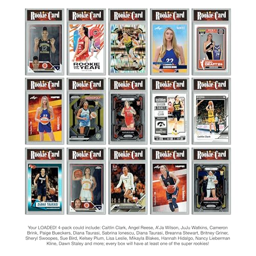 LOADED Women's Basketball Rookie & Rarity Trading Cards Collection