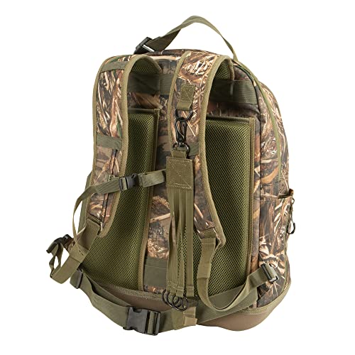 Allen Company Gear Fit Pursuit Punisher Camo Waterfowl Hunting Backpack for Men and Women - Shotgun and Bow Carry Bag - Holds Shooting Accessories and Camping Gear - â€ŽRealtree Max-5 Camo